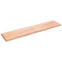 Tablero mesa madera tratada borde natural marrón 220x50x(2-6)cm de vidaXL, Tableros para mesas - Ref: Foro24-363989, Precio: ...