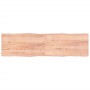 Tischplatte aus behandeltem Holz mit naturbrauner Kante, 220 x 60 x (2–4) cm von vidaXL, Tischplatten - Ref: Foro24-363990, P...