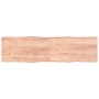 Tischplatte aus behandeltem Holz mit naturbrauner Kante, 220 x 60 x (2–6) cm von vidaXL, Tischplatten - Ref: Foro24-363991, P...