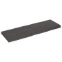 Tablero mesa madera tratada borde vivo marrón 120x40x(2-6) cm de vidaXL, Tableros para mesas - Ref: Foro24-364023, Precio: 62...