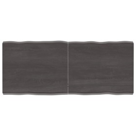 Tablero mesa madera tratada borde vivo marrón 120x50x(2-6) cm de vidaXL, Tableros para mesas - Ref: Foro24-364025, Precio: 72...