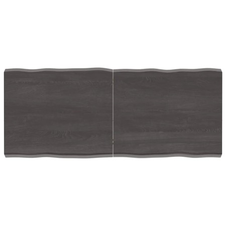 Tablero mesa madera tratada borde vivo marrón 120x50x(2-6) cm de vidaXL, Tableros para mesas - Ref: Foro24-364025, Precio: 14...