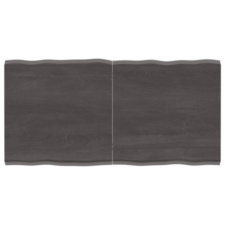 Tablero mesa madera tratada borde vivo marrón 120x60x(2-4) cm de vidaXL, Tableros para mesas - Ref: Foro24-364026, Precio: 14...