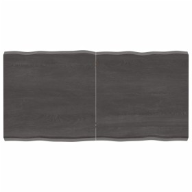 Treated wood table top brown live edge 120x60x(2-6) cm by vidaXL, Table tops - Ref: Foro24-364027, Price: 84,99 €, Discount: %