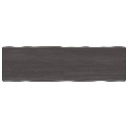 Treated wood table top brown live edge 140x40x(2-4) cm by vidaXL, Table tops - Ref: Foro24-364028, Price: 58,82 €, Discount: %