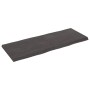 Tablero mesa madera tratada borde vivo marrón 140x50x(2-4) cm de vidaXL, Tableros para mesas - Ref: Foro24-364030, Precio: 69...