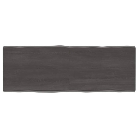 Tablero mesa madera tratada borde vivo marrón 140x50x(2-6) cm de vidaXL, Tableros para mesas - Ref: Foro24-364031, Precio: 83...