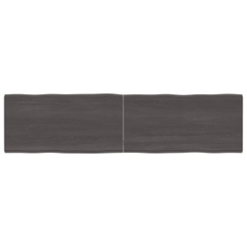 Tablero mesa madera tratada borde vivo marrón 160x40x(2-4) cm de vidaXL, Tableros para mesas - Ref: Foro24-364034, Precio: 65...