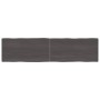 Tischplatte aus behandeltem Holz mit lebendiger Kante braun 160x40x(2-4) cm von vidaXL, Tischplatten - Ref: Foro24-364034, Pr...