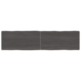 Tablero mesa madera tratada borde vivo marrón 160x40x(2-6) cm de vidaXL, Tableros para mesas - Ref: Foro24-364035, Precio: 79...