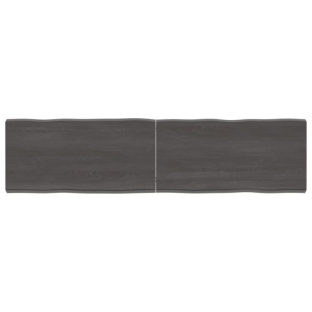 Tablero mesa madera tratada borde vivo marrón 160x40x(2-6) cm de vidaXL, Tableros para mesas - Ref: Foro24-364035, Precio: 80...