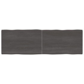 Tablero mesa madera tratada borde vivo marrón 160x50x(2-4) cm de vidaXL, Tableros para mesas - Ref: Foro24-364036, Precio: 81...