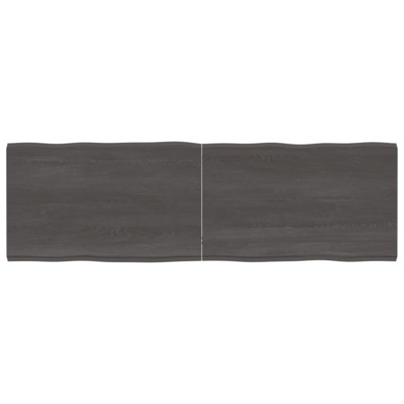 Tablero mesa madera tratada borde vivo marrón 160x50x(2-4) cm de vidaXL, Tableros para mesas - Ref: Foro24-364036, Precio: 79...