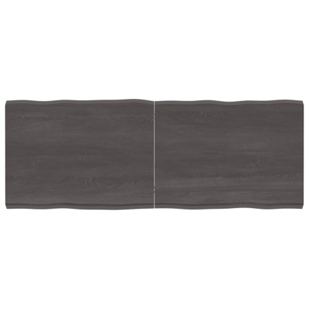 Tablero mesa madera tratada borde vivo marrón 160x60x(2-6) cm de vidaXL, Tableros para mesas - Ref: Foro24-364039, Precio: 10...