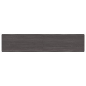 Tischplatte aus behandeltem Holz, braune Live-Kante, 180 x 40 x (2–4) cm von vidaXL, Tischplatten - Ref: Foro24-364040, Preis...