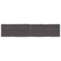 Tablero mesa madera tratada borde vivo marrón 180x40x(2-4) cm de vidaXL, Tableros para mesas - Ref: Foro24-364040, Precio: 72...