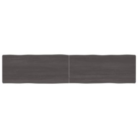 Tablero mesa madera tratada borde vivo marrón 180x40x(2-6) cm de vidaXL, Tableros para mesas - Ref: Foro24-364041, Precio: 88...