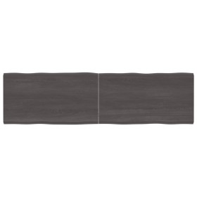 Tablero mesa madera tratada borde vivo marrón 180x50x(2-4) cm de vidaXL, Tableros para mesas - Ref: Foro24-364042, Precio: 87...