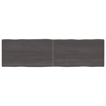 Tischplatte aus behandeltem Holz, braune Live-Kante, 180 x 50 x (2–4) cm von vidaXL, Tischplatten - Ref: Foro24-364042, Preis...