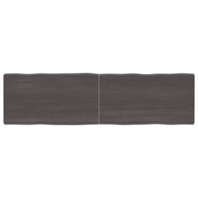 Tablero mesa madera tratada borde vivo marrón 180x50x(2-6) cm de vidaXL, Tableros para mesas - Ref: Foro24-364043, Precio: 10...