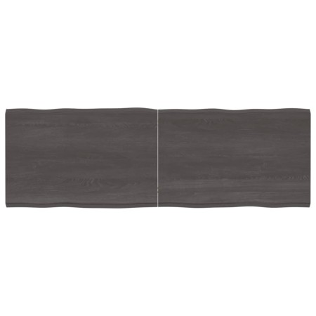 Tablero mesa madera tratada borde vivo marrón 180x60x(2-4) cm de vidaXL, Tableros para mesas - Ref: Foro24-364044, Precio: 10...