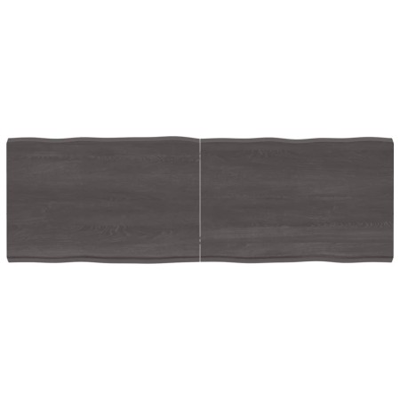 Tablero mesa madera tratada borde vivo marrón 180x60x(2-6) cm de vidaXL, Tableros para mesas - Ref: Foro24-364045, Precio: 11...