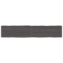 Tablero mesa madera tratada borde vivo marrón 200x40x(2-6) cm de vidaXL, Tableros para mesas - Ref: Foro24-364047, Precio: 96...