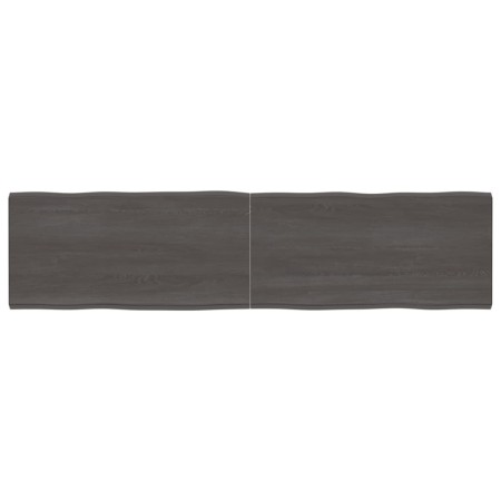 Tablero mesa madera tratada borde vivo marrón 200x50x(2-4) cm de vidaXL, Tableros para mesas - Ref: Foro24-364048, Precio: 95...