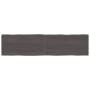 Tablero mesa madera tratada borde vivo marrón 200x50x(2-6) cm de vidaXL, Tableros para mesas - Ref: Foro24-364049, Precio: 11...