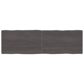 Tablero mesa madera tratada borde vivo marrón 200x60x(2-4) cm de vidaXL, Tableros para mesas - Ref: Foro24-364050, Precio: 11...