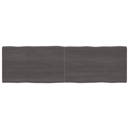 Tischplatte aus behandeltem Holz, braune Live-Kante, 200 x 60 x (2–4) cm von vidaXL, Tischplatten - Ref: Foro24-364050, Preis...