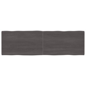 Tablero mesa madera tratada borde vivo marrón 200x60x(2-6) cm de vidaXL, Tableros para mesas - Ref: Foro24-364051, Precio: 12...