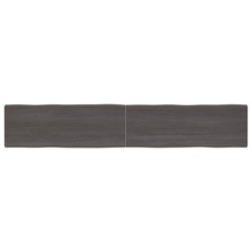 Tablero mesa madera tratada borde vivo marrón 220x40x(2-4) cm de vidaXL, Tableros para mesas - Ref: Foro24-364052, Precio: 87...