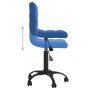 Sillas de comedor giratorias 2 uds terciopelo azul de vidaXL, Sillas de comedor - Ref: Foro24-334371, Precio: 119,99 €, Descu...