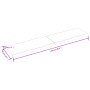 Tablero mesa madera tratada borde vivo marrón 220x50x(2-6) cm de vidaXL, Tableros para mesas - Ref: Foro24-364055, Precio: 12...