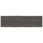 Tablero mesa madera tratada borde vivo marrón 220x60x(2-6) cm de vidaXL, Tableros para mesas - Ref: Foro24-364057, Precio: 14...