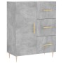 Aparador alto madera contrachapada gris hormigón 69,5x34x180 cm de vidaXL, Aparadores - Ref: Foro24-3199805, Precio: 149,99 €...