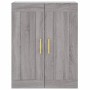 Aparador alto madera contrachapada gris sonoma 69,5x34x180 cm de vidaXL, Aparadores - Ref: Foro24-3199807, Precio: 154,99 €, ...