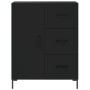 Tall black plywood sideboard 69.5x34x180 cm by vidaXL, Sideboards - Ref: Foro24-3199810, Price: 159,82 €, Discount: %