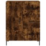 Aparador alto madera contrachapada roble ahumado 69,5x34x180 cm de vidaXL, Aparadores - Ref: Foro24-3199814, Precio: 156,65 €...