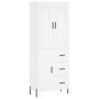 Tall white plywood sideboard 69.5x34x180 cm by vidaXL, Sideboards - Ref: Foro24-3199817, Price: 163,46 €, Discount: %