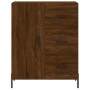 Aparador alto madera contrachapada marrón roble 69,5x34x180 cm de vidaXL, Aparadores - Ref: Foro24-3199824, Precio: 190,99 €,...