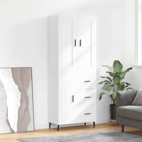 Tall white plywood sideboard 69.5x34x180 cm by vidaXL, Sideboards - Ref: Foro24-3199825, Price: 180,99 €, Discount: %