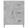 Aparador alto madera contrachapada gris hormigón 69,5x34x180 cm de vidaXL, Aparadores - Ref: Foro24-3199829, Precio: 157,45 €...