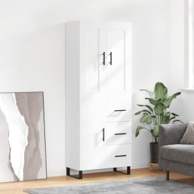 Tall white plywood sideboard 69.5x34x180 cm by vidaXL, Sideboards - Ref: Foro24-3199833, Price: 160,99 €, Discount: %