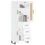 Aparador alto madera contrachapada blanco 69,5x34x180 cm de vidaXL, Aparadores - Ref: Foro24-3199833, Precio: 161,03 €, Descu...