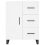 Aparador alto madera contrachapada blanco 69,5x34x180 cm de vidaXL, Aparadores - Ref: Foro24-3199833, Precio: 161,03 €, Descu...