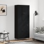 Aparador alto madera contrachapada negro 69,5x34x180 cm de vidaXL, Aparadores - Ref: Foro24-3199842, Precio: 173,27 €, Descue...