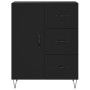 Aparador alto madera contrachapada negro 69,5x34x180 cm de vidaXL, Aparadores - Ref: Foro24-3199842, Precio: 173,27 €, Descue...