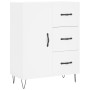 Aparador alto madera contrachapada blanco 69,5x34x180 cm de vidaXL, Aparadores - Ref: Foro24-3199841, Precio: 169,99 €, Descu...